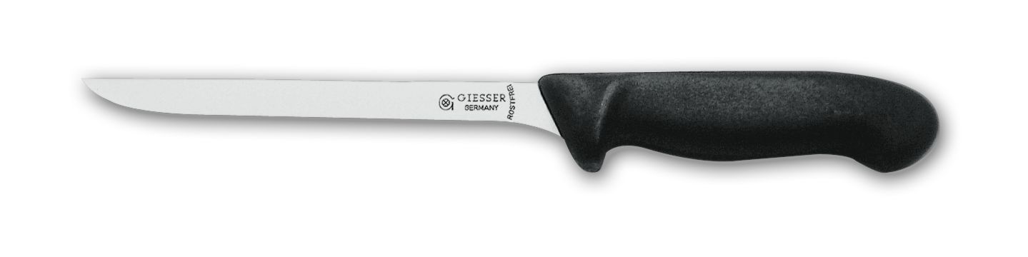 Нож рыбный 2285, 18 см,  черная рукоятка