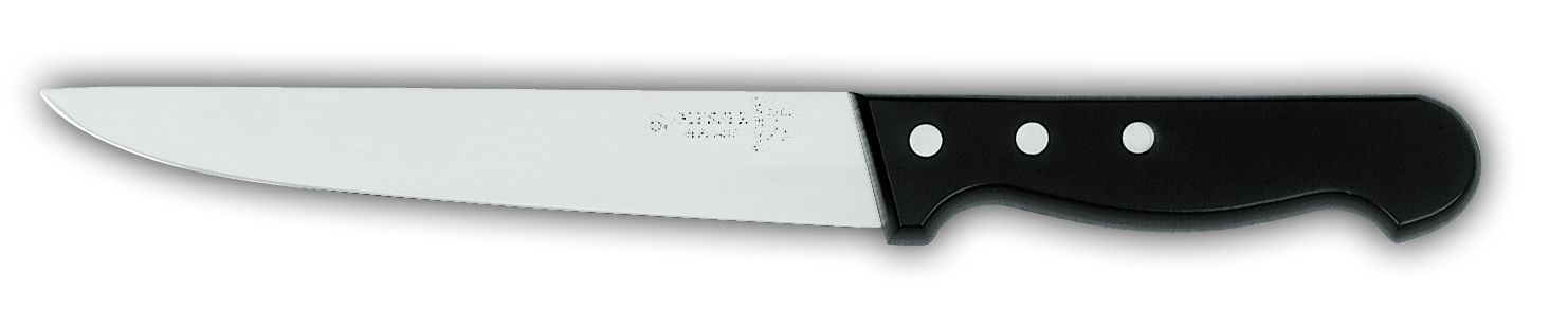 Нож разделочный 3000p с рукояткой POM, 18 см,  черная рукоятка