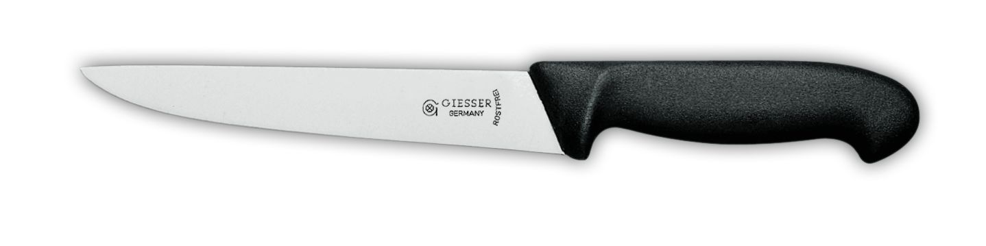 Нож разделочный 3005, 21 см,  черная рукоятка