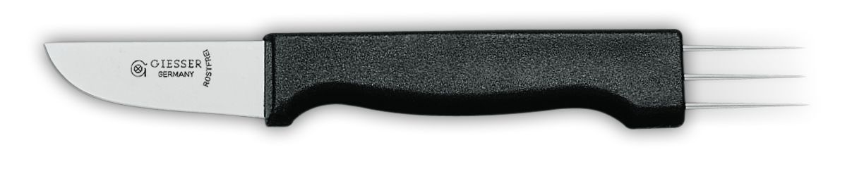 Нож формовочно-штриховочный 6 см  с черной рукояткой