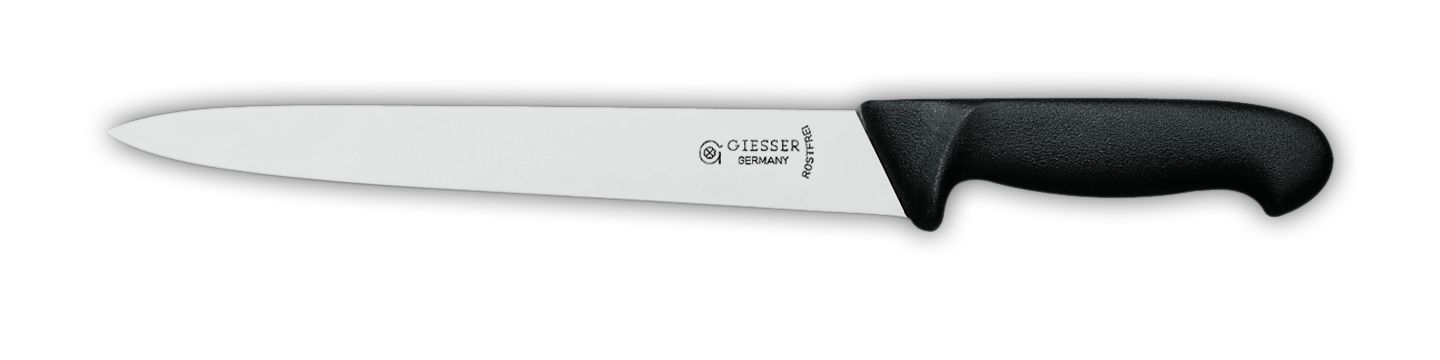 Нож для ветчины 7305, 28 см,  черная рукоятка