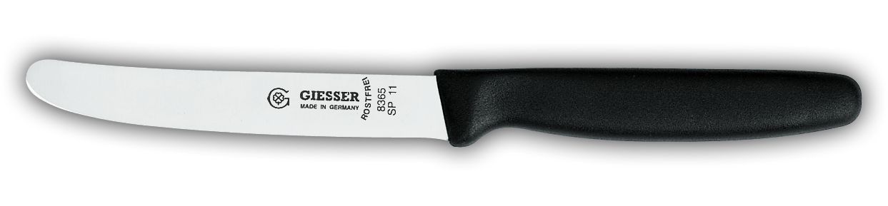 Нож универсальный 11 см  с черной рукояткой