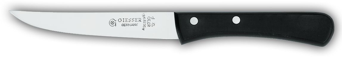 Нож для нарезки стейков 8730p  рукоятка из РОМ, 12 см,  черная рукоятка