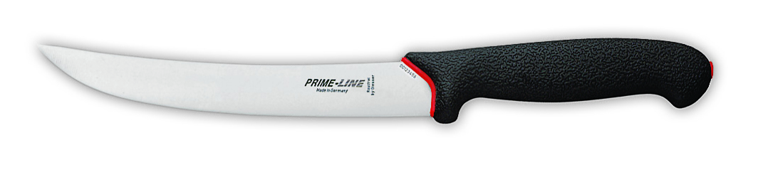 Нож PrimeLine 12200, 22 см,  черная рукоятка