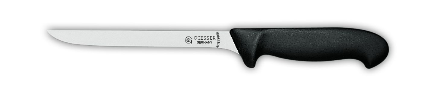 Нож разделочный для мяса 13 см с черной рукояткой