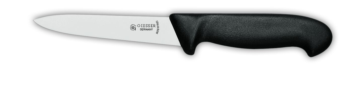Нож для убоя 18 см  с черной рукояткой