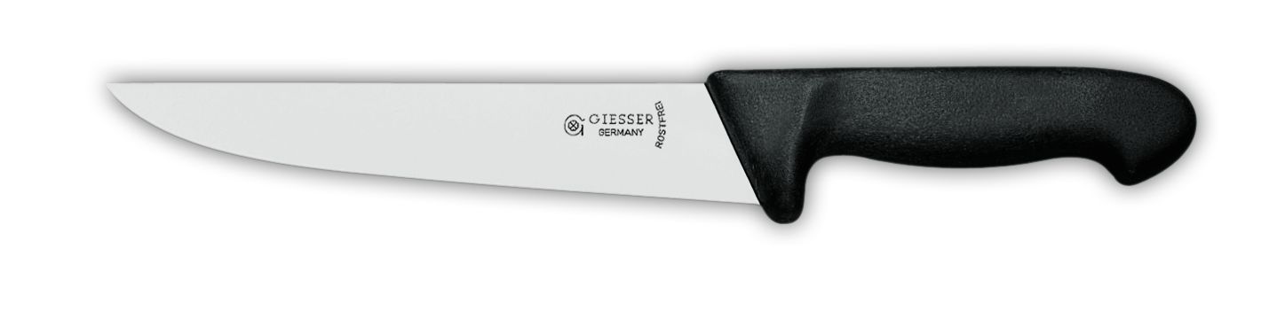 Нож-слайсер для мяса 4035 , тонкое лезвие, 30 см,  черная рукоятка