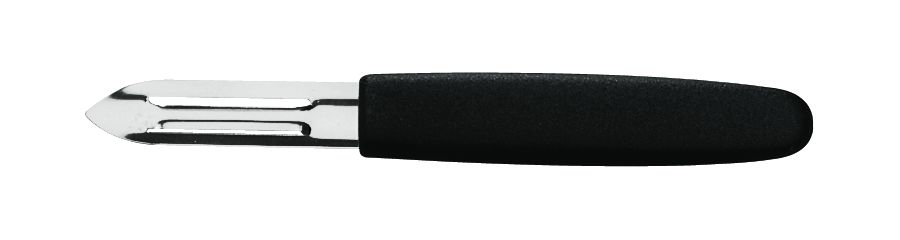 Нож для чистки картофеля, овощей 8249,  черная рукоятка